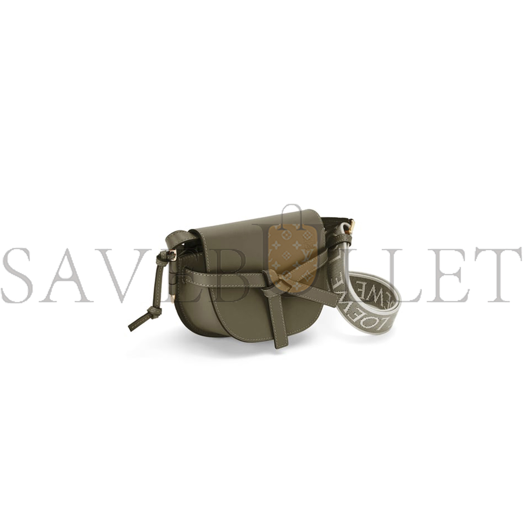 l*ew* mini gate dual bag in soft calfskin and jacquard a650n46x13 (21*12.5*9.5cm)